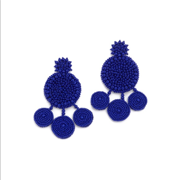 Jewelry - All Things Mochi Spanish Earrings Blue